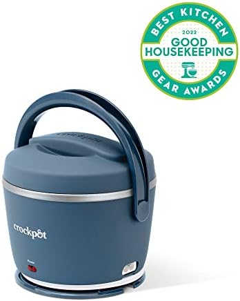 Electric Lunch Box Food Warmer 20oz – Faded Blue - Curated Catalog E7