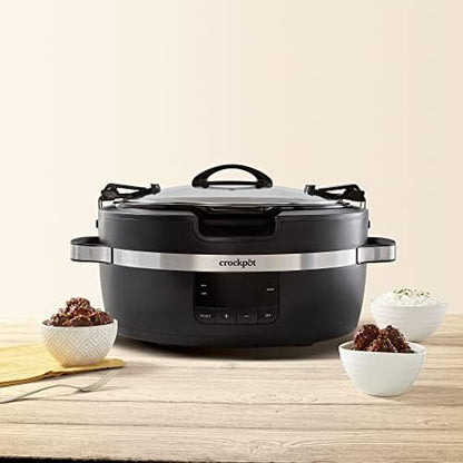 Thermoshield 6 Quart Slow Cooker with Carry Handles - Curated Catalog P7