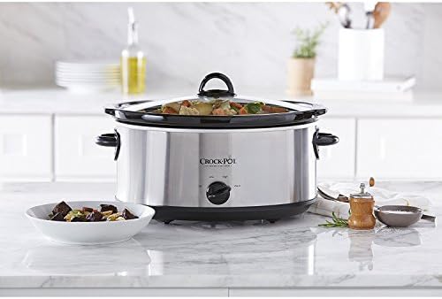 7 Quart Oval Manual Slow Cooker – Stainless Steel - Curated Catalog L4