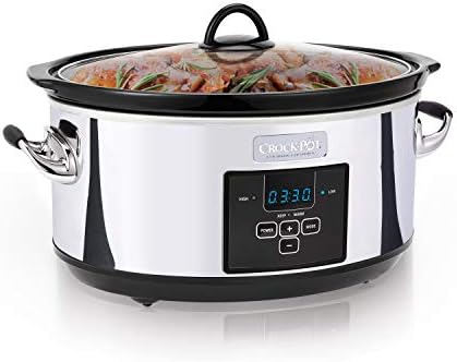 7 Quart Programmable Slow Cooker – Polished Platinum - Curated Catalog A3
