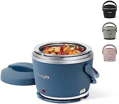 Electric Lunch Box Food Warmer 20oz – Faded Blue - Curated Catalog E7