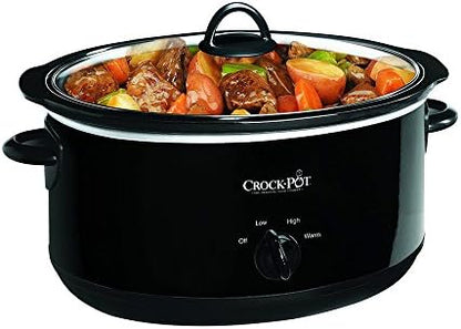 8 Quart Manual Slow Cooker – Black - Curated Catalog D4