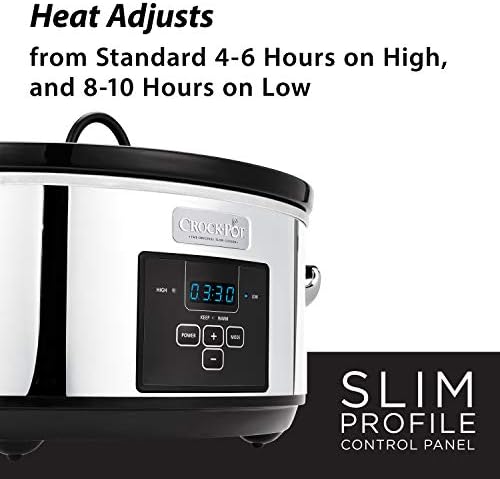 7 Quart Programmable Slow Cooker – Polished Platinum - Curated Catalog T5