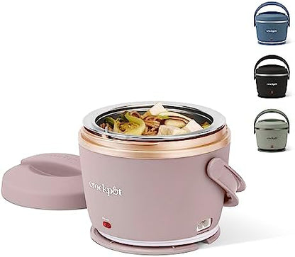 Electric Lunch Box Food Warmer 20oz – Blush Pink - Curated Catalog X9