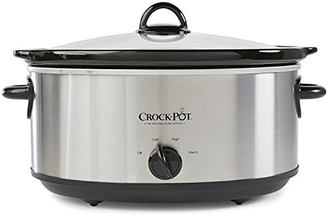 7 Quart Oval Manual Slow Cooker – Stainless Steel - Curated Catalog L4