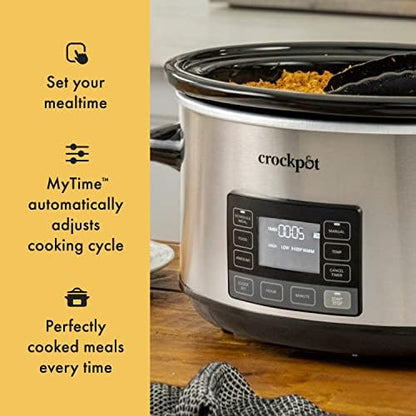 7 Quart Portable Programmable Slow Cooker with Timer - Curated Catalog I7