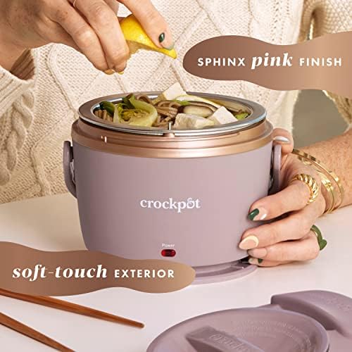 Electric Lunch Box Food Warmer 20oz – Blush Pink - Curated Catalog X9