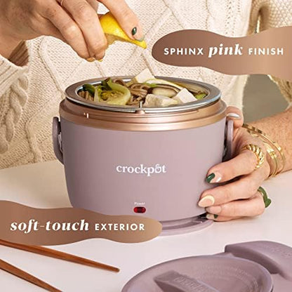 Electric Lunch Box Food Warmer 20oz – Blush Pink - Curated Catalog X9