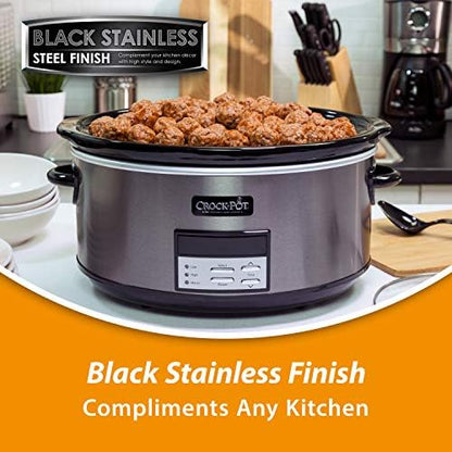 8 Quart Programmable Slow Cooker with Auto Warm - Curated Catalog T8