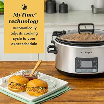 7 Quart Portable Programmable Slow Cooker with Timer - Curated Catalog I7