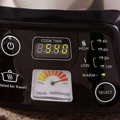 Cook & Carry 6 Quart Programmable Slow Cooker - Curated Catalog K9