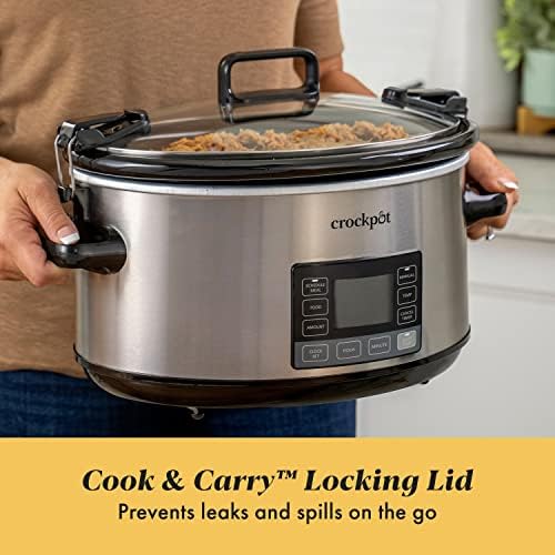 7 Quart Portable Programmable Slow Cooker with Timer - Curated Catalog I7