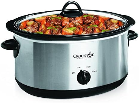 7 Quart Oval Manual Slow Cooker – Stainless Steel - Curated Catalog L4