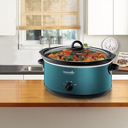 7 Quart Manual Slow Cooker – Turquoise - Curated Catalog S0