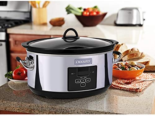 7 Quart Programmable Slow Cooker – Polished Platinum - Curated Catalog T5