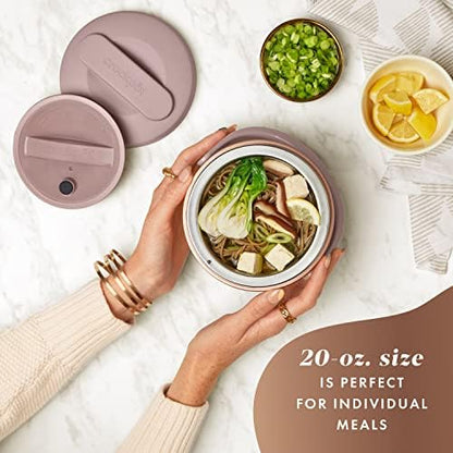 Electric Lunch Box Food Warmer 20oz – Blush Pink - Curated Catalog X9