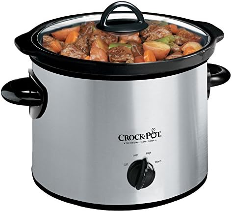 3 Quart Manual Slow Cooker – Silver - Curated Catalog C7