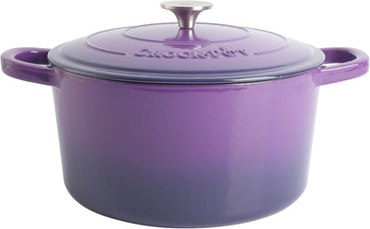 3 Quart Enameled Cast Iron Dutch Oven – Aqua - Curated Catalog B1