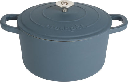 3 Quart Enameled Cast Iron Dutch Oven – Aqua - Curated Catalog B1