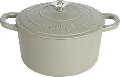 3 Quart Enameled Cast Iron Dutch Oven – Aqua - Curated Catalog O5