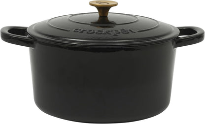 3 Quart Enameled Cast Iron Dutch Oven – Aqua - Curated Catalog O5