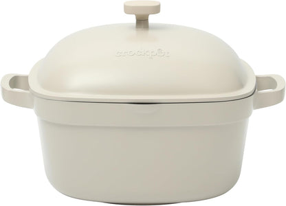 3 Quart Enameled Cast Iron Dutch Oven – Aqua - Curated Catalog B1