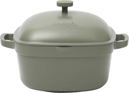 3 Quart Enameled Cast Iron Dutch Oven – Aqua - Curated Catalog B1